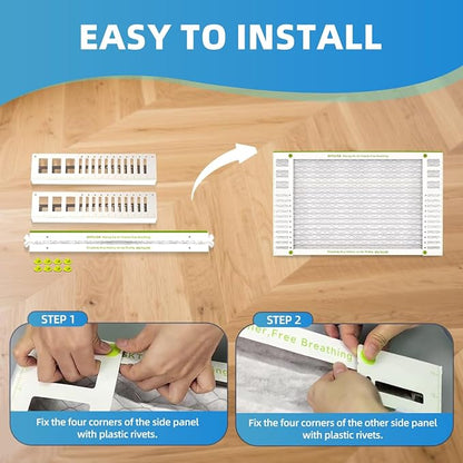 20x30x1 Air Filter AC Furnace MERV 13 Comparable with MPR 1900 FPR 10 HVAC Air Condition cabin Vent Fan Electrostatic Pleated Actual Size 19.49 x 29.49 x 0.75 6 Packs