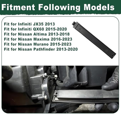 27276-3JC1A Cabin Air Filter Cover Door Fit for Nissan Altima 2013-2018 for Maxima 2016-2023 for Murano2015-2024 for Pathfinder 2013-2020 Replace 27276-3JC1B