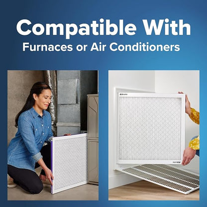 Filtrete 14x24x1 AC Furnace Air Filter, MERV 12, MPR 1500, CERTIFIED asthma & allergy friendly, 3 Month Pleated 1-Inch Electrostatic Air Cleaning Filter, 2-Pack (Actual Size 13.81x23.81x0.78 in)