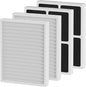 4 Pack 30920 Air Filter Replacement MERV-13 Compatible with Hunter HEPAtech 30920 fits 30050 30054 30055 30065 30070 30071 30075 30080 30177 30832 30882 30883 37055 37065, Air Cleaner Purifiers