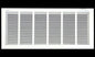 HVAC Premium 34 x 10 Duct Opening Steel Return Air Filter Grille, for 1-inch Filter, Removable Door, Flat Stamped HVAC Vent Cover Grille, Outer Dimensions 36.5 x 12.5