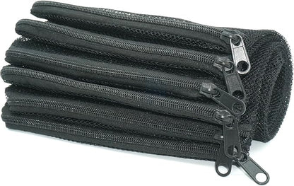 12 Pcs Reusable Zipper Filter Media Bags for Aquarium Fish Tank - Mesh Bags for Activated Carbon, Ceramic Rings, Bio Balls, Biological Filtration