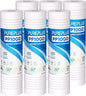 PUREPLUS 5 Micron 10" x 2.5" Whole House Grooved Sediment Home Water Filter, Replacement Cartridge for Any 10 inch RO Unit, AO-WH-PREV-R2, AP110, WHKF-G05, AB-SGR5M, GXWH20S, WFPFC5002, CFS10, 6Pack