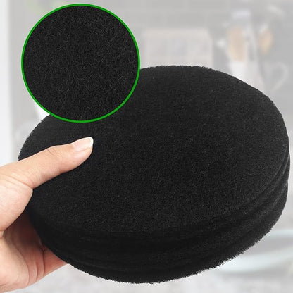 Charcoal Filters for Kitchen Compost Bin, 6 Pcs Compost Filters for Countertop Bin, 6.5 Inch Charcoal Filters for Compost Bucket, Activated Carbon Replacement Filters for Home Bucket Refill, Round