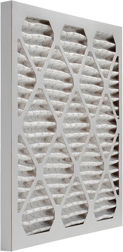 Aerostar 16x25x1 MERV 8 Air Filter, Pleated AC Furnace HVAC Filters (15.75x24.75x0.75), Electrostatically Charged for Allergies Dust Pet Dander Pollen Mold Lint, MPR 600 FPR 5, USA, 2 Pack