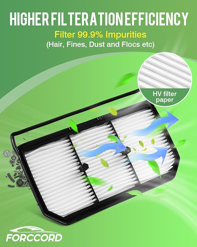 2-PACK Engine Air Filter Fits for Hyundai Elantra Hybrid 1.6L L4 Gas(2021-2025 2026) Air Filter Replacement 28113BY100 Car Accessories