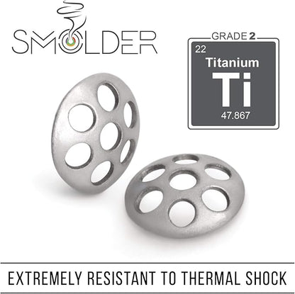1/4 Inch (.250") Titanium Rigid Concave Filters - Utility Screens (5 Pack)