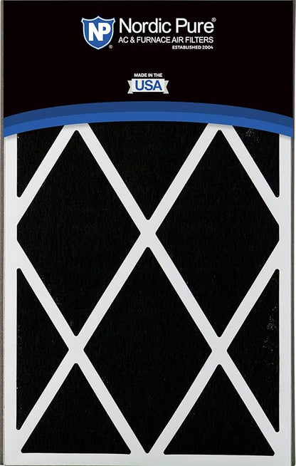 Nordic Pure 16x25x3 (Actual Size: 15 13/16 x 24 5/16 x 3) MERV 14 Plus Carbon Trion Air Bear Cub Replacement Air Filters 3 Pack