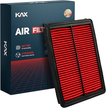 KAX Premium Engine Air Filter, CA11943 Replacement for Hyundai Santa Fe 2019-2020, Palisade, Santa Fe Sport, Kia Sedona 2015-2021, Sorento 2016-2020, Telluride 2020-2023