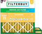 Filterbuy 10x10x2 Air Filter MERV 11 Superior Pet & Allergy Defense (2-Pack), Electrostatic Pleated HVAC AC Furnace Filters Replacement, Made in USA (Actual Size: 9.50 x 9.50 x 1.75)