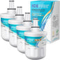 ICEPURE Alkaline DA29-00003G Refrigerator Water Filter Replacement for Samsung DA29-00003A, DA29-00003B, Aqua-Pure Plus, HAFCU1, FMS-1 WSS-1 WF289 RFG237AARS RS22HDHPNSR RSG257AARS, Enhances PH, 4Pack