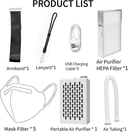 Electric Maskes with Fan,Fresh Air System,Breathe easily