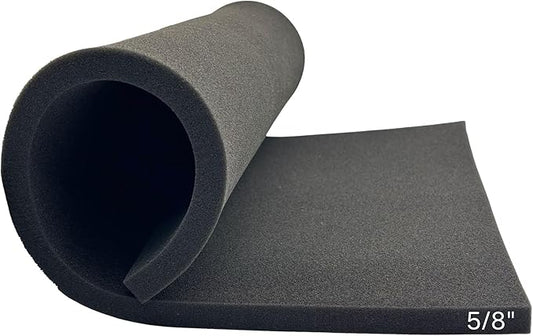 Air Filter Foam Sheet Material 15" x 24" x 5/8" - 60PPI Replacement Filter Pads for Motorcycle ATV UTV Scooters Dirt Bike Classic Cars Small Engines