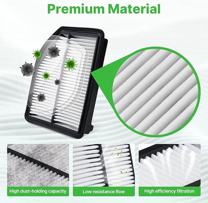2PCS Engine Air Filter Fit for 2012 2013 2014 Honda CR-V CRV (2.4L) Engine Filter Replacement Air Filter for My Car Automotive Accessories# CA11258