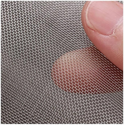 MRYBD 304 Stainless Steel Woven Wire Mesh Small 1mm Hole Fine Wire Mesh, 30 Mesh Drain Cover Mesh, Garden Insect Screen, for Air Bricks, Window, Vents, Filter 1x8m