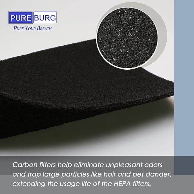 PUREBURG Flying One Replacement Filter Compatible with Flying Pig Pro Grooming Dryer Model Flying One,Pet-Hair Dryer Filter Air Clean,8-Pack
