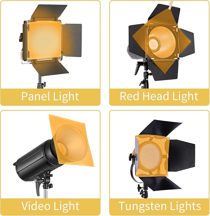 Meking 16x20 inches Lighting Gels CTO Photo Lights Gel Filters Transparent Color Correction Light Sheets for Photography Red Head Strobe Flashlight (Orange)