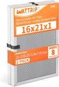 2-Pack 16x21x1 MERV 8 Reusable & Washable Electrostatic Air Filters - Long-Lasting Filter for HVAC, Furnace & Air Conditioner Units, Actual Size: 15-5/8” x 20-5/8” x 7/8”