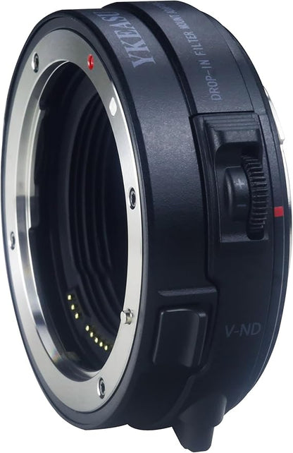 Drop-in Filter Mount Adapter EF-EOS R with Variable ND Filter for Canon EF/EF-S Lens to Canon EOS R RP R3 R5 R6 R7 R8 R10 R50 R100 C70 Cameras