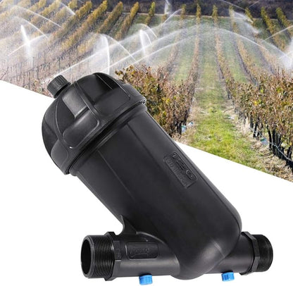 Agricultural Farm Y Type Mesh Filter Gardening Drip Irrigation Filtration Equipment 2in DN50 MNPT for Greenhouse Agricultural Garden Irrigation (Large (Overweight))