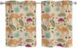 2 Panel Kitchen Cafe Curtains, Desert Camels Sunlight Filtering Nature Air Through, Home Decor Window Covering Tier Curtains for Living Room 55W x 39L inch Vintage Sand Animals Aloe Vera Leaves Beige