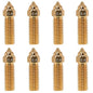 8Pcs K1 Nozzles 0.4mm, Brass High-Speed 3D Printer Nozzles Compatible with Creality Ender 3 V3 KE, K1, K1 Max, CR-K1, CR-10 SE, CR-M4 –Durability & Smooth Filament Flow,