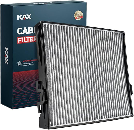 KAX Cabin Air Filter with Activated Carbon, CF10745 Replacement for Subaru Forester 2003 2005 2006 2007 2008, Passenger Compartment Air Filter, Filter Up Dust Pollen, 200% Longer Life