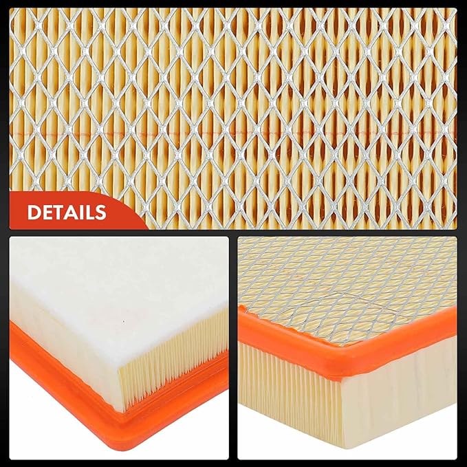 A-Premium Engine Air Filter Compatible with Buick Regal & Cadillac XTS & Chevrolet Impala, Malibu, Malibu Limited, 2013-2020, 2.0L 2.5L 3.6L, Flexible Panel, Replace# 22989313