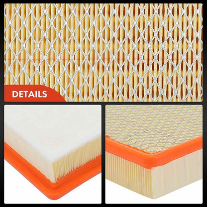 A-Premium Engine Air Filter Compatible with Buick Regal & Cadillac XTS & Chevrolet Impala, Malibu, Malibu Limited, 2013-2020, 2.0L 2.5L 3.6L, Flexible Panel, Replace# 22989313