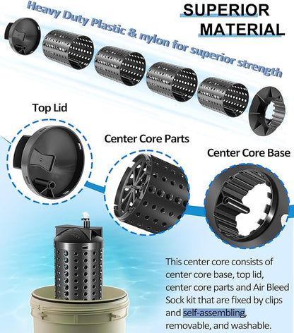 LAIKOU 59053800 Center Core Replacement Part for Clean & Clear RP Filter CC 150, 175 and 200 Square Feet EC- 160317 160318 CCRP150 CCRP200 Pool and Spa Cartridge Filter Part