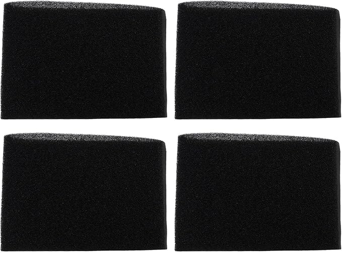 6Pcs 90107 Dry Filter, 6Pcs Retaining Bands, 4Pcs 90585 Shop Vac Foam Sleeve Filter Replacements for Most Shop Vac Wet/Dry Vacuum Cleaners 5 Gallon and Above