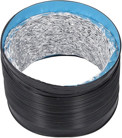 7in 6.56ft Dryer Vent Exhaust Duct Hose, Flexible Aluminum Air Ducting for HVAC Ventilation, Fan Filter and Grow Tent