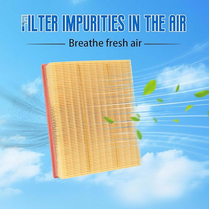 Engine Air Filter DS7Z-9601A Compatible with Fits 2015–2024 Ford Edge, 2013–2020 Fusion, 2013–2020 Lincoln MKZ, 2019–2023 Nautilus, 2016–2017 MKX