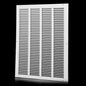16x20 Return Air Grille(Duct Opening Size),Air Return Vent Cover,Flat Vent Cover,Rejillas De Aire Acondicionado Para Casa,Return Air Grilles,Outer Dimensions:17.75"Wx21.75"H(16"W x 20"H, Duct Opening)