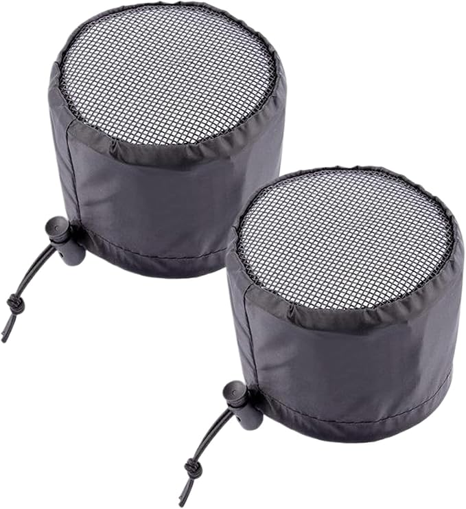 Duct Filter Vent Cover – Planting Ventilation Fitting, 2 Pieces Flexible Ducting Cover | Indoor Greenhouse Airflow Control, Laundry Vent Replacement, Outdoor Kitchen RV Tent Exhaust Protection Accesso