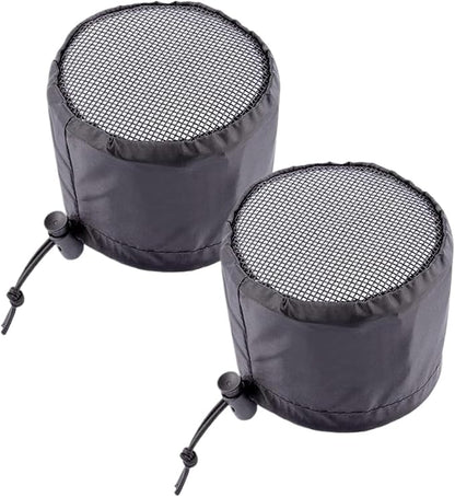 Duct Filter Vent Cover – Planting Ventilation Fitting, 2 Pieces Flexible Ducting Cover | Indoor Greenhouse Airflow Control, Laundry Vent Replacement, Outdoor Kitchen RV Tent Exhaust Protection Accesso