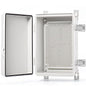 QILIPSU Outdoor Electrical Box, 11.4"x7.5"x5.5" Waterproof Junction Box IP67 ABS Plastic Enclosure Weatherproof Grey Hinged Cover for Electric Project Control