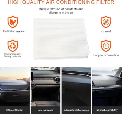 Cabin air filter Suitable for Ford Expedition 2018-2025 F150 2015-2023 F250 F350 F450 F550 Super Duty 2017-2021 Lincoln Navigator 2018-2023-FL3Z-19N619-A