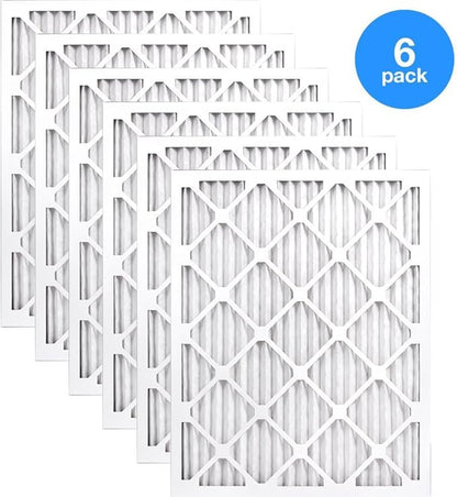 AIRx PREMIUM DUST Series MERV 8 Pleated Furnace Air Filter - Made in the USA - Box of 6-20x25x1