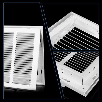 30x12 Return Air Grille [Duct Opening Size],Return Air Vent Cover for Wall Or Ceiling,Steel Return Air Filter Grilles Removable Face/Door for 1 Inch Filters (30"W x 12"H [Duct Opening])