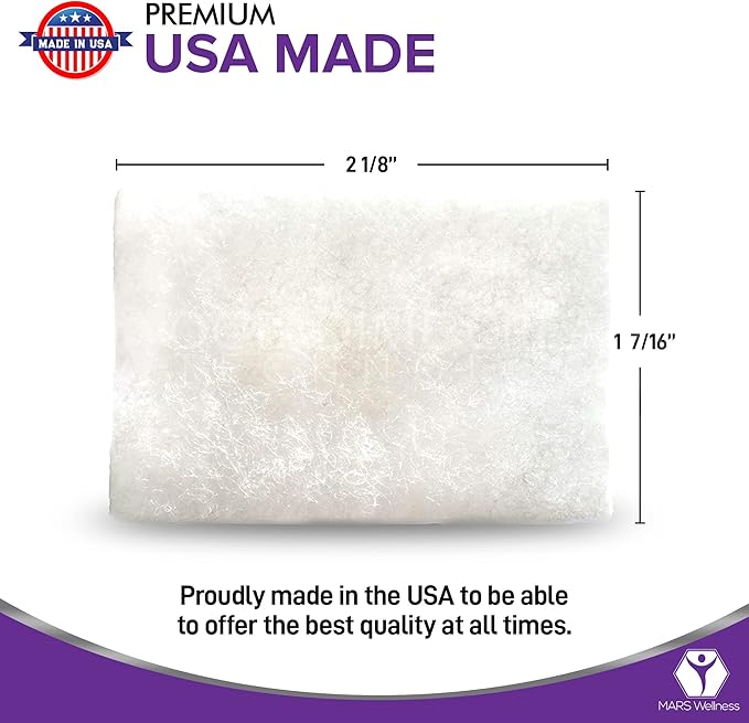 CPAP Filters Disposable Felt Pollen air Filter 20 Pack Compatible with ResMed Airsense 10, Aircurve 10, S9 Series - Made in The USA - Universal CPAP Filter Supplies - Machines - by Mars Wellness