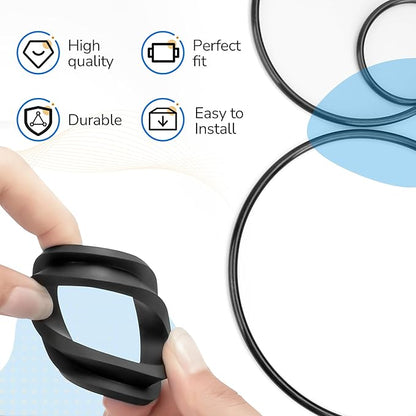 Pool Sand Filter Pump Seal Gasket Replacement for Intex Sand Filter Pumps Motor Seals, Pool Sand Pumps Part Hose Seals Repair Kit Include 11228 11412 L-Shape O-Ring Gasket and Air Release Valve