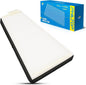 PHILTOP Cabin Air Filter w/Activated Carbon, Compatible with CF8109A Ford Taurus 1996-2007, Mercury Sable 1996, 1997, 1998, 1999, 2000, 2001, 2002, 2003, 2004, 2005, Filter Up Dust Pollen Odor