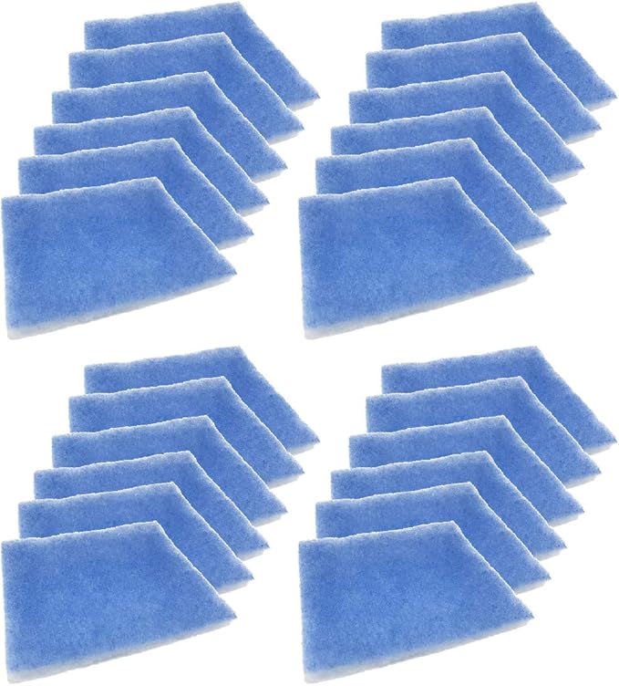 Nispira Replacement Polyester Filters Compatible with BetterVent Indoor Lint Dryer Vent, A pack of 24 Filters
