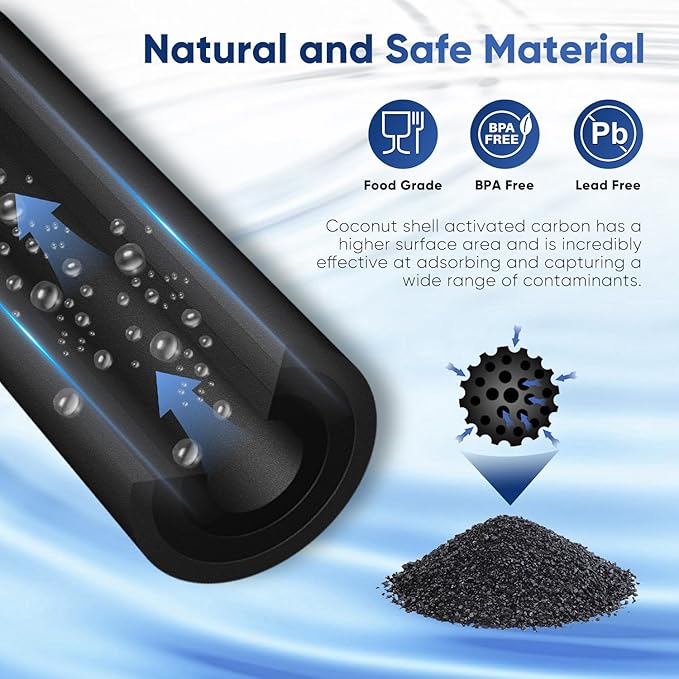 PUREPLUS LT800P NSF/ANSI 53&42 Certified Replacement for LG ADQ73613401, Kenmore 469490, 9490, ADQ73613402, ADQ736134, LSXS26326S LMXC23746S, LT120F, Refrigerator Water and Air Filter Combo, 2Pack