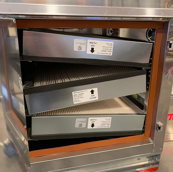Pollution Control Unit (PCU) High Efficiency MERV 15 Filter. Includes perimeter gasket (16" x 20" x 4")