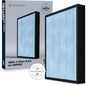 HATHASPACE HSP002 H13 True HEPA Filter Replacement, 4-Stage Air Purifier Filter with Activated Carbon, Zeolite, Pre-Filter & Cold Catalyst, Captures Dust, Smoke, Odors, VOCs, Easy to Install, 1 Pack