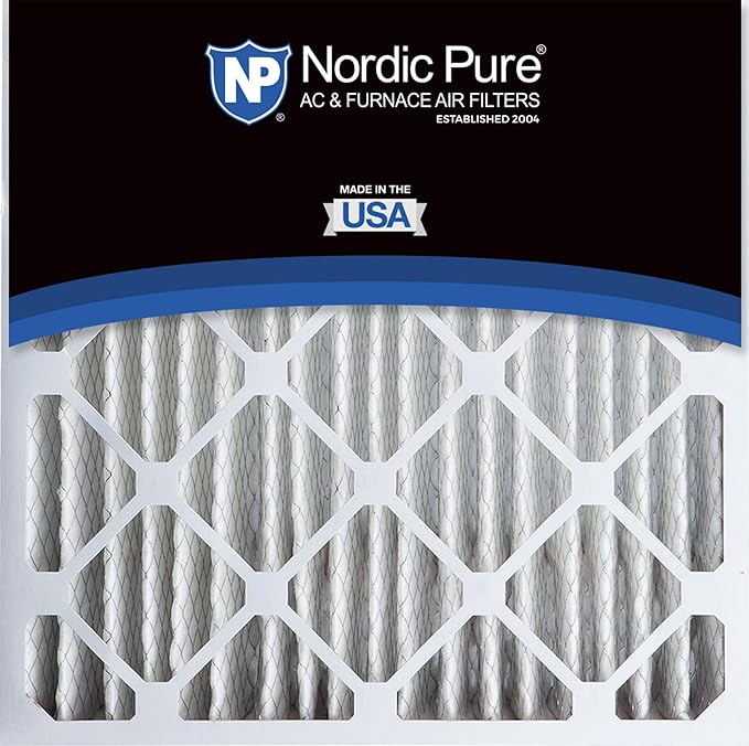 Nordic Pure 20x20x5 (Actual Size: 19 5/8 x 19 7/8 x 4 3/8) Honeywell/Lennox Replacement MERV 14 Air Filters 2 Pack