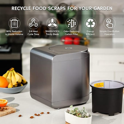 Airthereal Replacement Activated Carbon Filters for Revive R500 and R500-V Electric Kitchen Waste Composter [2-Pack]