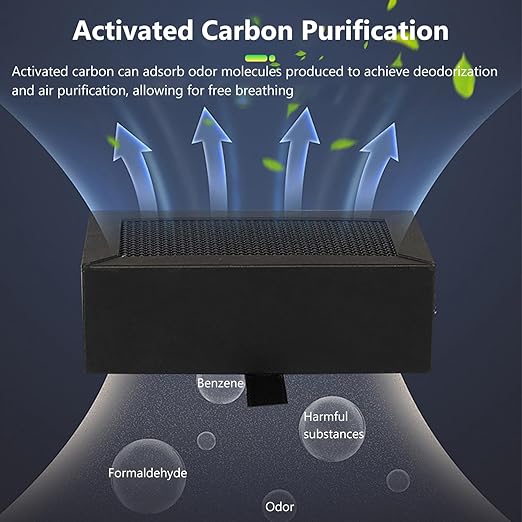 2PCS 3D Printer Activated Carbon Air Filter Cartridge For Bambu Lab X1C/P1P/P1S/X1/X1E, Air Purifier Filter Replacement Easy to Install 3D Printer Accessories Ultra-Absorption for 3D Printing Filament